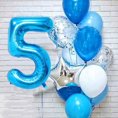 Decoración Sorpresa de Globos Azules para Cumpleaños de tu Novio - Image 4