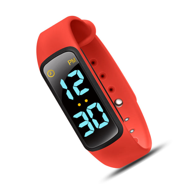 Pulsera Inteligente Infantil con Display LED Tricolor, Resistente al Agua y Control de Música
