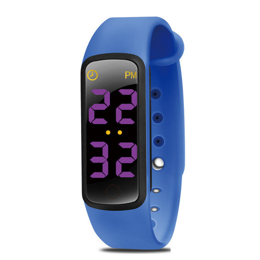 Pulsera Inteligente Infantil con Display LED Tricolor, Resistente al Agua y Control de Música