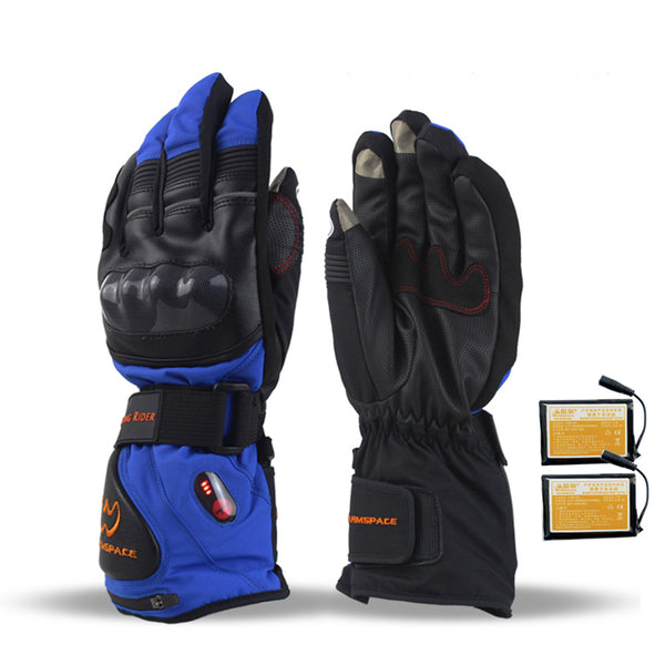 Guantes Térmicos Impermeables para Moto con Pantalla Táctil y Carga USB