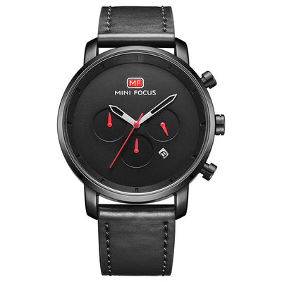 Reloj Multifunción con Calendario y Correa de Cuero Resistente al Agua - Image 7