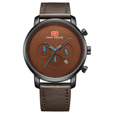 Reloj Multifunción con Calendario y Correa de Cuero Resistente al Agua - Image 11