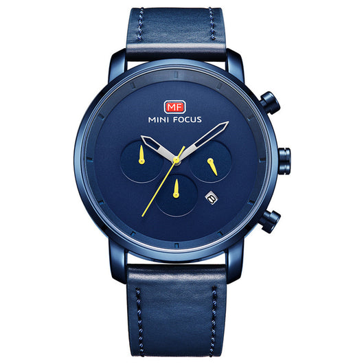 Reloj Multifunción con Calendario y Correa de Cuero Resistente al Agua - Image 10
