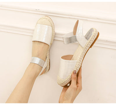 Sandalias Tejidas de Paja Talla Grande - Cómodas y Versátiles - Image 19