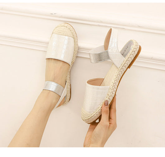 Sandalias Tejidas de Paja Talla Grande - Cómodas y Versátiles - Image 19