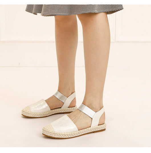 Sandalias Tejidas de Paja Talla Grande - Cómodas y Versátiles - Image 20