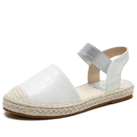 Sandalias Tejidas de Paja Talla Grande - Cómodas y Versátiles - Image 3