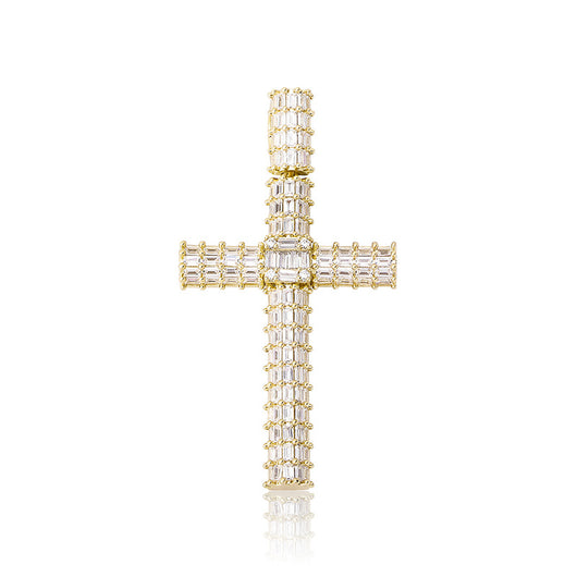 Dije Hip Hop Chapado en Oro con Cristales Cúbicos - Joyería de Moda para Hombre - Image 16
