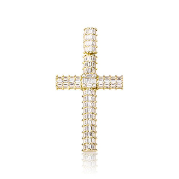 Dije Hip Hop Chapado en Oro con Cristales Cúbicos - Joyería de Moda para Hombre - Image 6