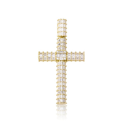 Dije Hip Hop Chapado en Oro con Cristales Cúbicos - Joyería de Moda para Hombre - Image 6