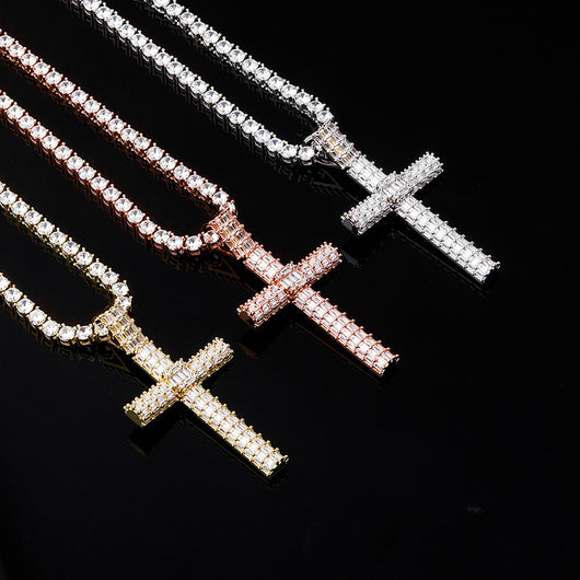 Dije Hip Hop Chapado en Oro con Cristales Cúbicos - Joyería de Moda para Hombre - Image 4