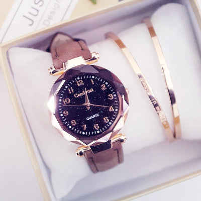 Reloj para Dama Estilo Coreano Casual y Sencillo Cielo Estrellado - Image 6