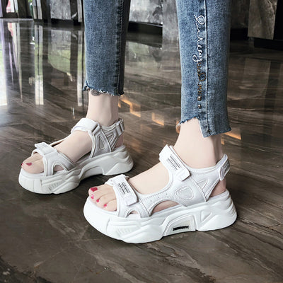 Sandalias Deportivas de Espuma con Plataforma - Comodidad de Tendencia para Playa - Image 9