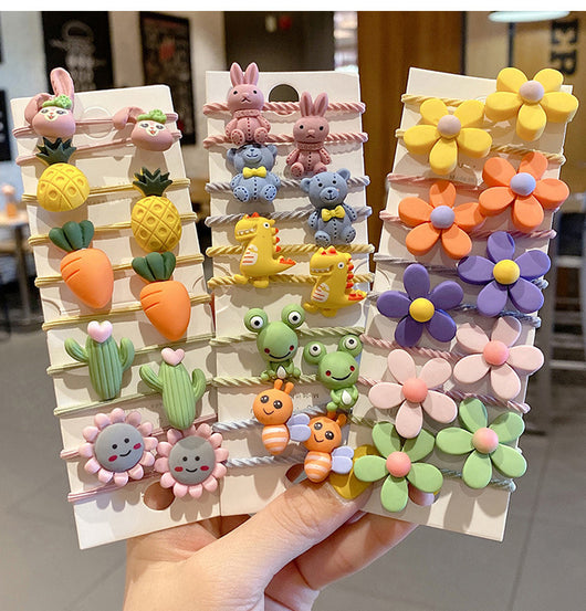 Diadema y Bandas Elásticas para Niñas - Diseño Princesa Adorable - Image 18