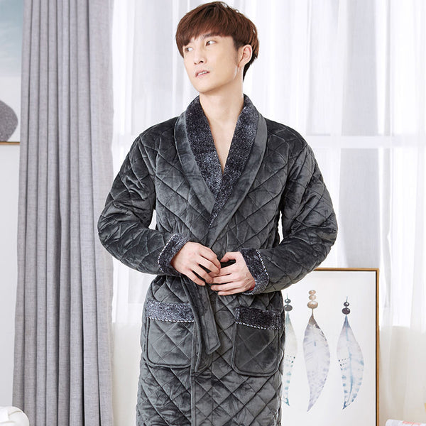 Pijama Térmico para Hombre con Forro de Felpa