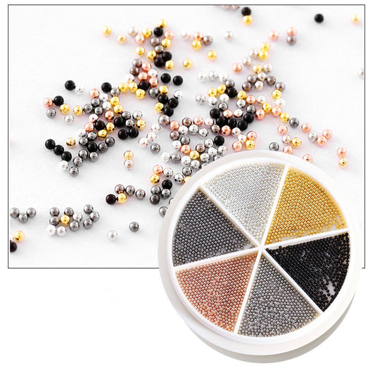Decoraciones de Uñas en Oro Rosa y Plata - Diseño 3D para Manicura DIY - Image 8