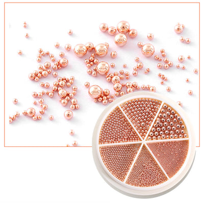 Decoraciones de Uñas en Oro Rosa y Plata - Diseño 3D para Manicura DIY - Image 12