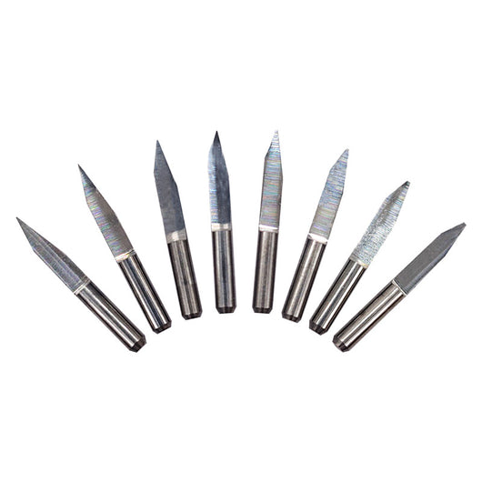 Set de 10 Fresas de Acero Tungsteno para Grabado sin Rebabas en Acrílico - Image 10
