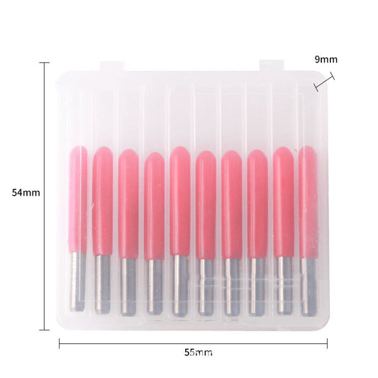 Set de 10 Fresas de Acero Tungsteno para Grabado sin Rebabas en Acrílico