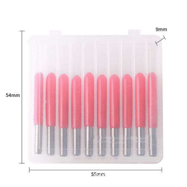 Set de 10 Fresas de Acero Tungsteno para Grabado sin Rebabas en Acrílico