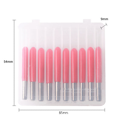 Set de 10 Fresas de Acero Tungsteno para Grabado sin Rebabas en Acrílico