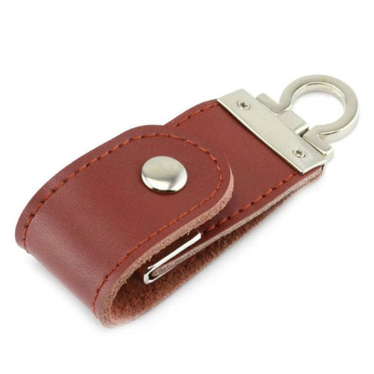 Memoria USB Metalizada 4GB a 128GB - Diseño Premium en Cuero