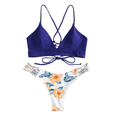 Trajes de Baño Separados de Color Liso para Mujer - Image 13