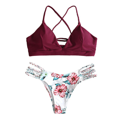 Trajes de Baño Separados de Color Liso para Mujer - Image 6