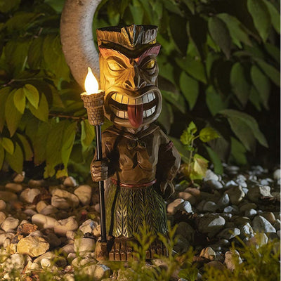 Estatua Gnomo Totem Maya para Jardín - Image 9