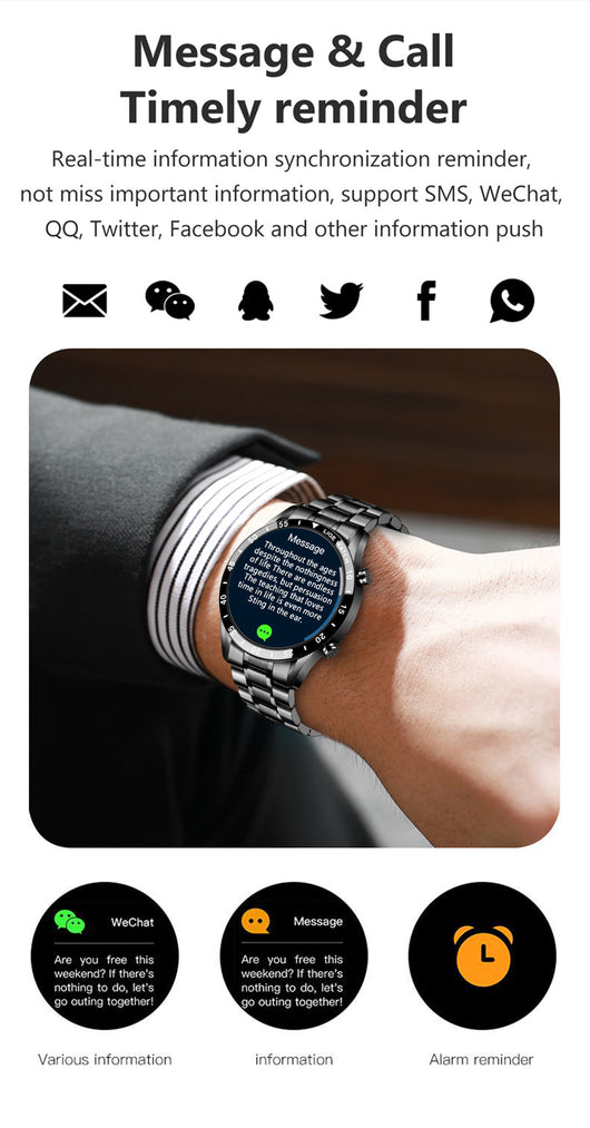 Reloj Inteligente con Llamadas Bluetooth, Monitor de Presión y Ritmo Cardíaco - Image 11