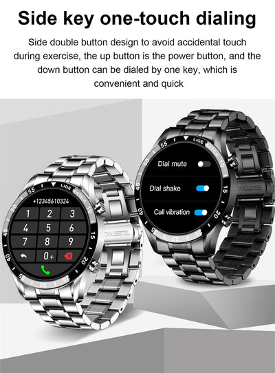 Reloj Inteligente con Llamadas Bluetooth, Monitor de Presión y Ritmo Cardíaco - Image 10