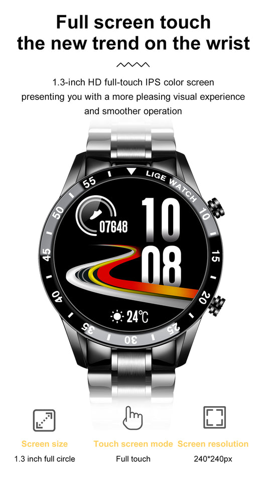 Reloj Inteligente con Llamadas Bluetooth, Monitor de Presión y Ritmo Cardíaco - Image 12