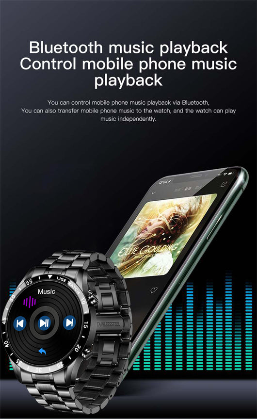 Reloj Inteligente con Llamadas Bluetooth, Monitor de Presión y Ritmo Cardíaco - Image 19