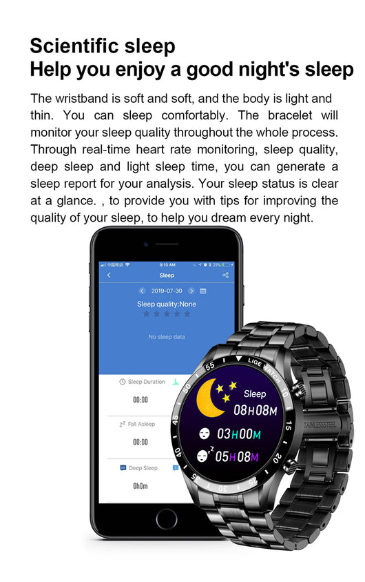 Reloj Inteligente con Llamadas Bluetooth, Monitor de Presión y Ritmo Cardíaco - Image 20