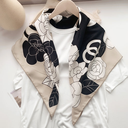 Pañuelo Cuadrado Grande Mujer - Diseño Versátil Primavera Otoño