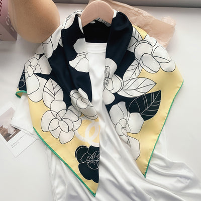 Pañuelo Cuadrado Grande Mujer - Diseño Versátil Primavera Otoño - Image 2