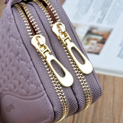 Cartera Doble Cierre para Mujer con Dos Compartimentos - Image 3