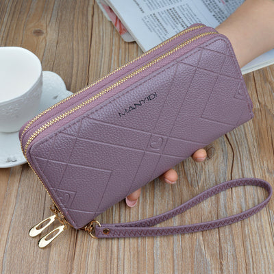 Cartera Doble Cierre para Mujer con Dos Compartimentos - Image 5