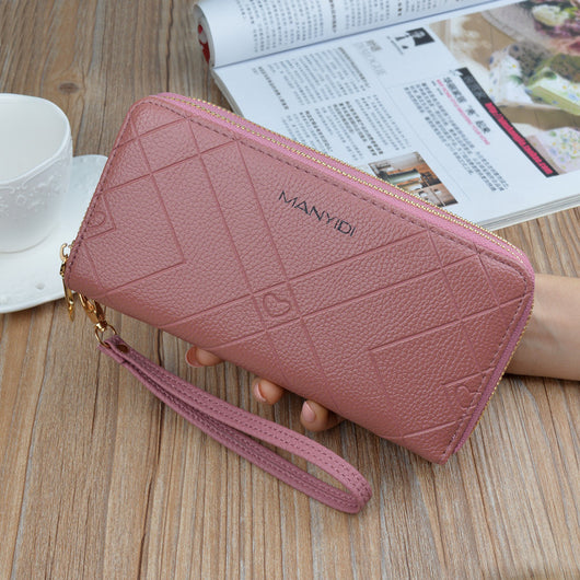 Cartera Doble Cierre para Mujer con Dos Compartimentos - Image 7