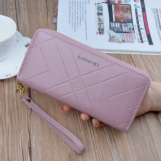 Cartera Doble Cierre para Mujer con Dos Compartimentos - Image 17