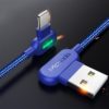 Cable de Carga Acodado Reversible con Luz para Juegos Móviles