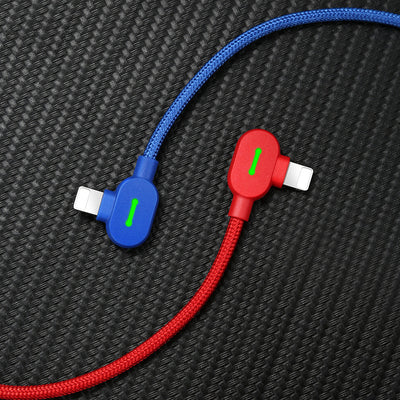 Cable de Carga Acodado Reversible con Luz para Juegos Móviles - Image 5