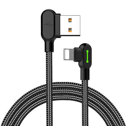 Cable de Carga Acodado Reversible con Luz para Juegos Móviles - Image 6