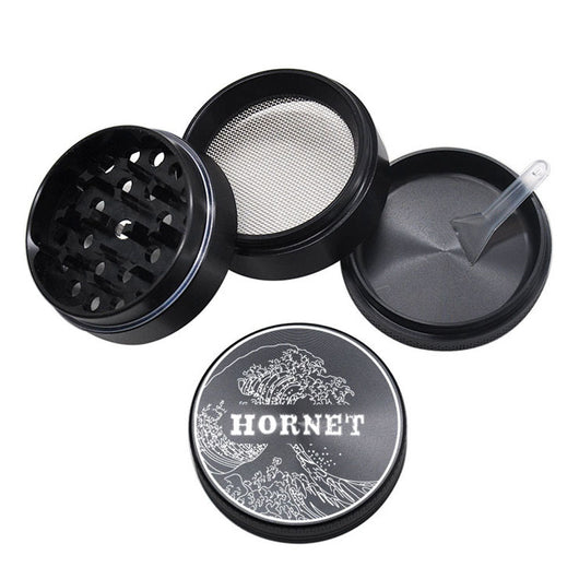 Molinillo de Humo de Aluminio de 4 Capas 50mm - Profesional