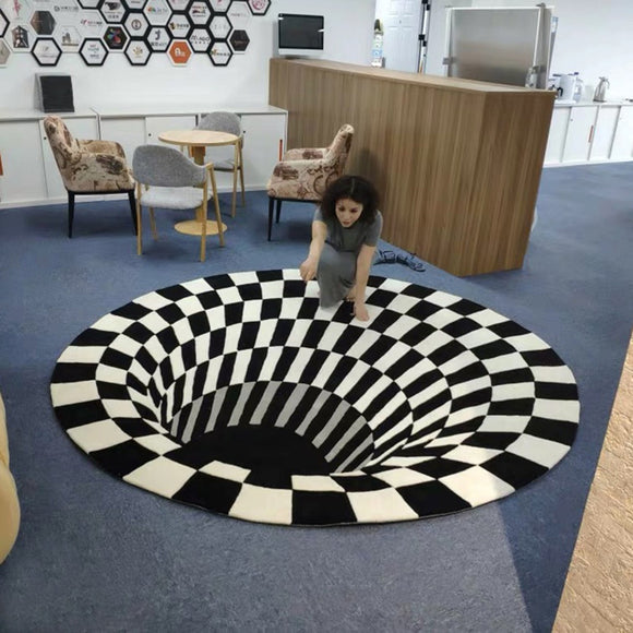 Tapete de Ilusión Óptica 3D Vórtex