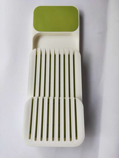 Organizador de Cubiertos para Cajón con Porta Cuchillos Integrado - Image 4