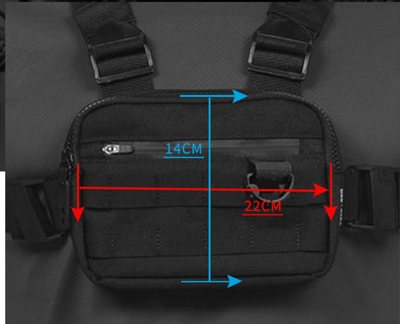 Chaleco Táctico Modular Negro con Bolsas de Carga Ajustables - Image 6