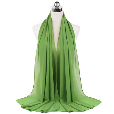 Hijab Chiffón Perlado Monocromático 70x180cm - Image 103