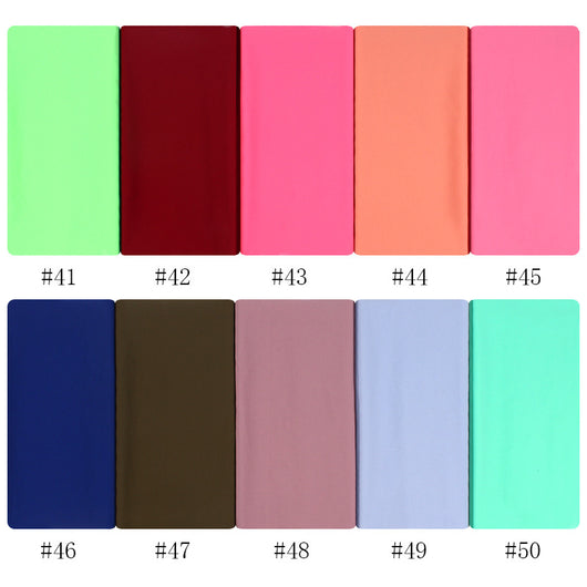 Hijab Chiffón Perlado Monocromático 70x180cm - Image 6