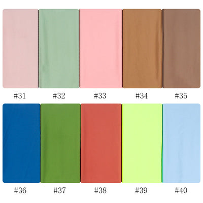 Hijab Chiffón Perlado Monocromático 70x180cm - Image 5